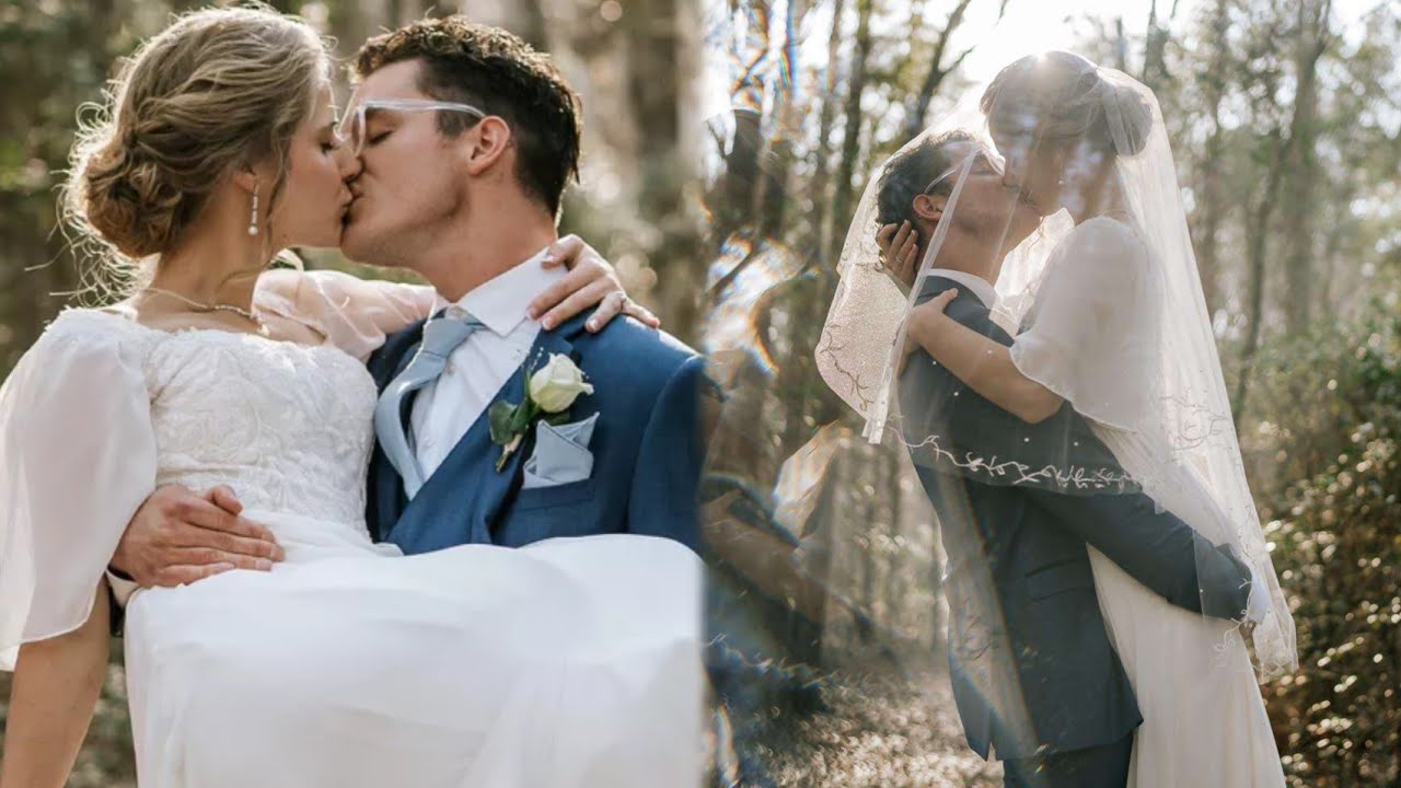 Лидия Плат и Зак Уайз из Платвилля поженились на фермерской свадьбе в синих тонах | Поделитесь св...