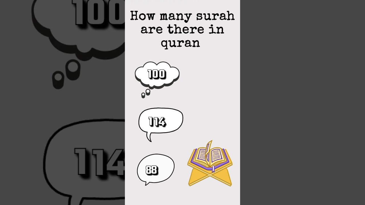How Many Surah Are There In Quran YouTube How Many Surah Are There In Quran YouTube