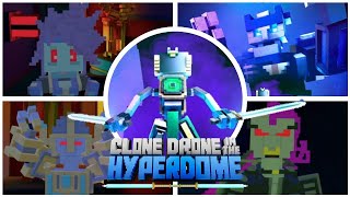Clone Drone in the Hyperdome All Bosses / Final Boss Fight 4K [ With Cutscene ] #vr #clonedrone #edf Wealth