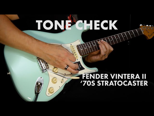 TONE CHECK: Fender Vintera II 70s Stratocaster Guitar Demo | Cream