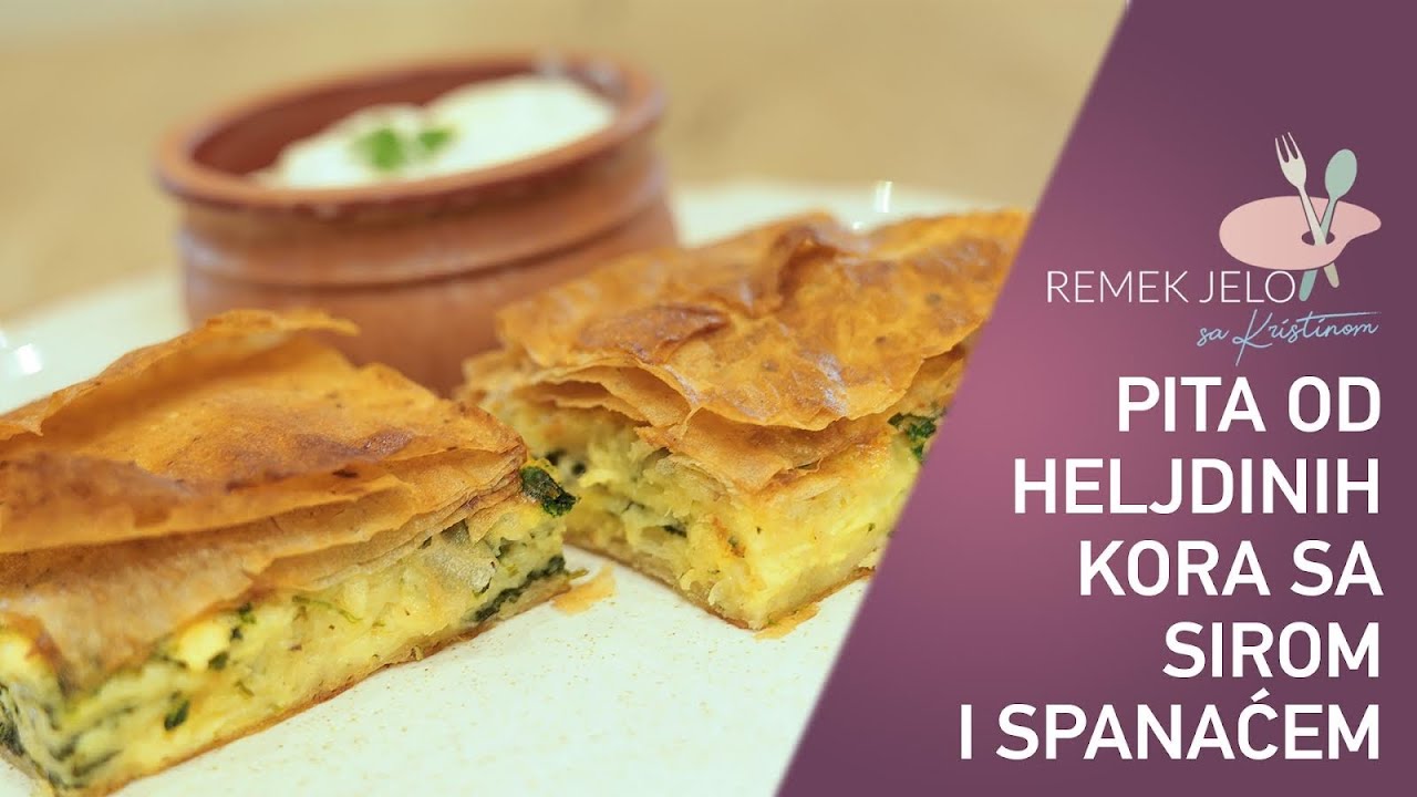 PITA OD HELJDINIH KORA SA SIROM I SPANACEM// REMEK JELO 2023