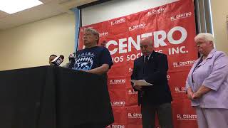 immigration raid press conference from Facebook Live