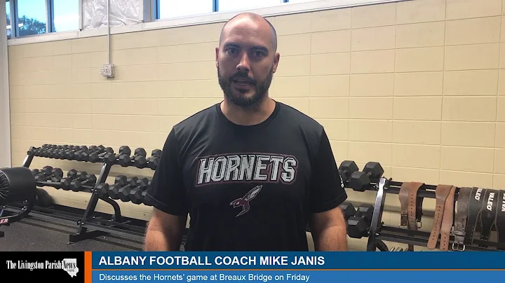 Albany football coach Mike Janis