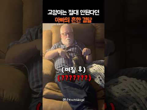 고양이는 절대 안된다던 아빠의 흔한 결말 thumbnail
