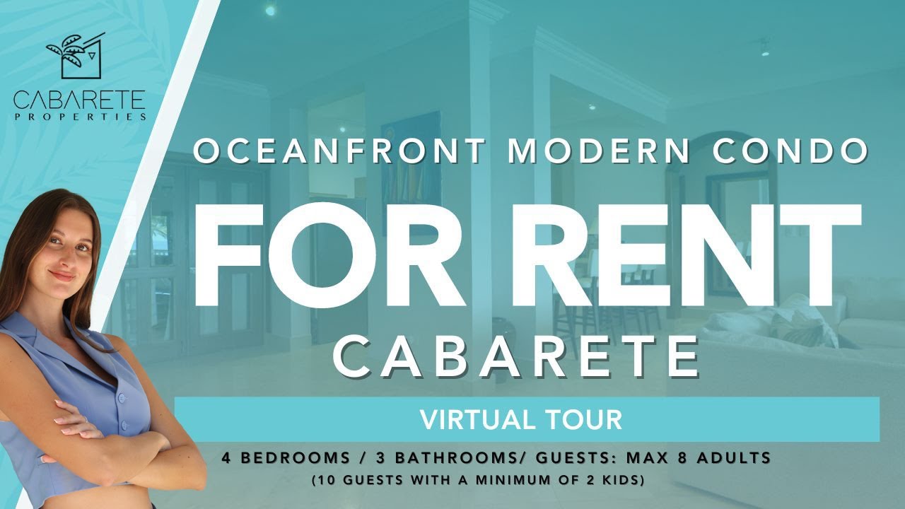 Ocean Front Modern Condo for rent in Cabarete, Dominican Republic