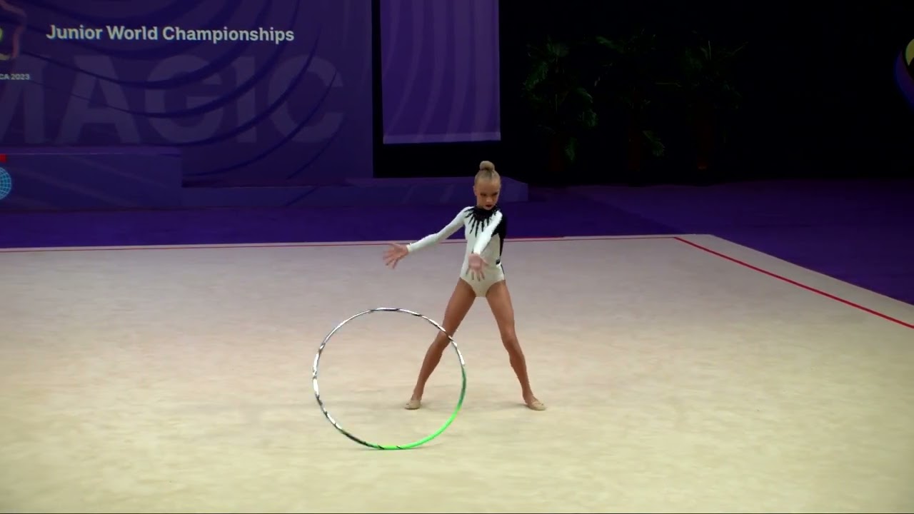 JAKOVLEVA Sofia (EST) - 2023 Rhythmic Junior Worlds Qualifications HO Individual