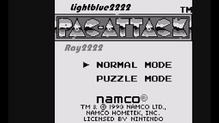 Pac-Attack Gameboy emulated