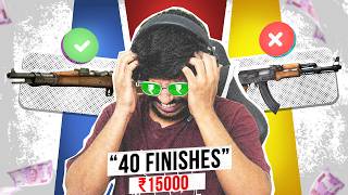 💀40 SNIPER FINISHES = ₹15,XXX?😱🔥DINNER CHALLENGE! 🤣😭 | Ruthless Gaming | TELUGU BGMI