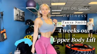 4 weeks out WBFF Orlando 2023 | Wellness Division | Upper Body Chest, Shoulders, Tris | DITL