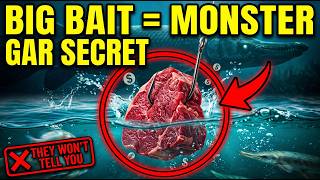 Why You Throw Big Baits in the River (The Alligator Gar Secret)