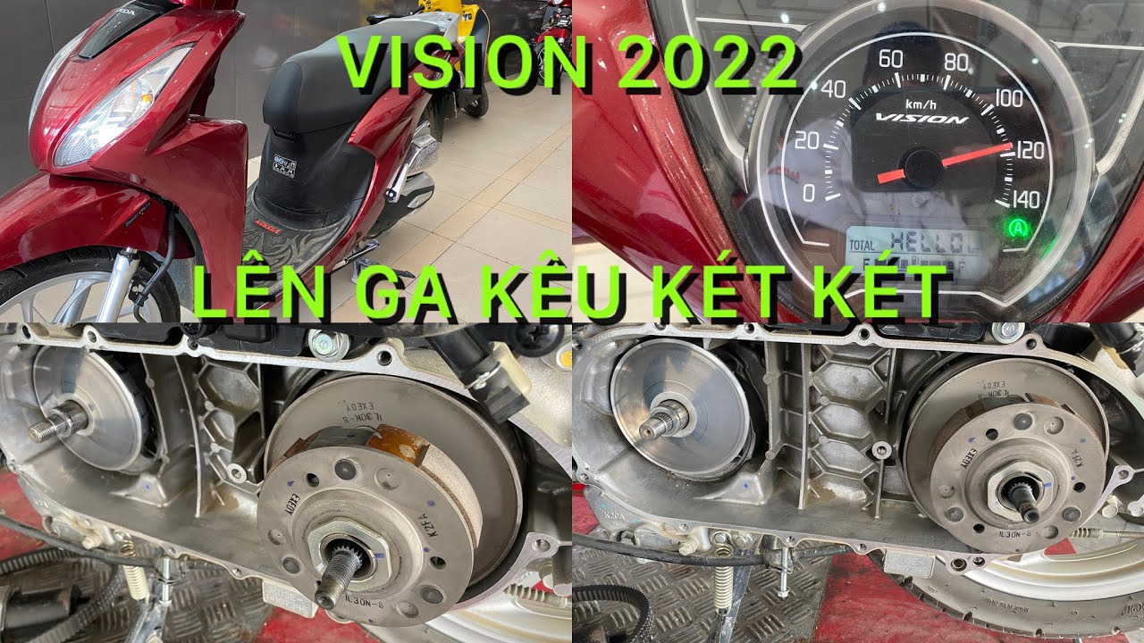Vision 2022 lên ga kêu két két #kinhnghiemxemay... - youtube