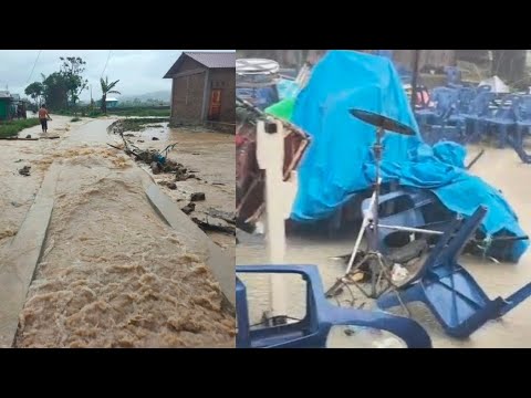 Puting Beliung Terjang Kesesi Pekalongan, Parkiran RSUD Ambruk dan Akses Jalan Belum Bisa Dilalui