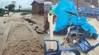 Kondisi Di Tarutung Sore Ini Pasca Angin Puting Beliung, Hujan Lagi.