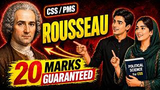 Rousseau Made Easy for CSS PMS| General Will &amp; Popular Sovereignty