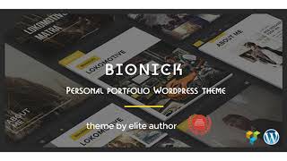 Bionick Personal Portfolio Wordpress Theme Themeforest Website Templates And Themes