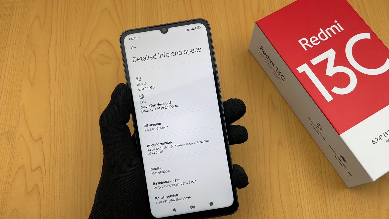 How To Check Phone Detailed info and Specifications Xiaomi Redmi 13C