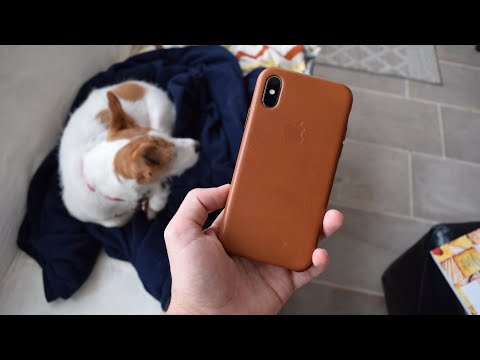 Saddle Brown Apple Leather Case for iPhone X/XS/XS Max