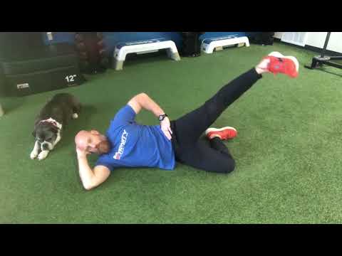 3 Position Side lying Glute med/min leg raise