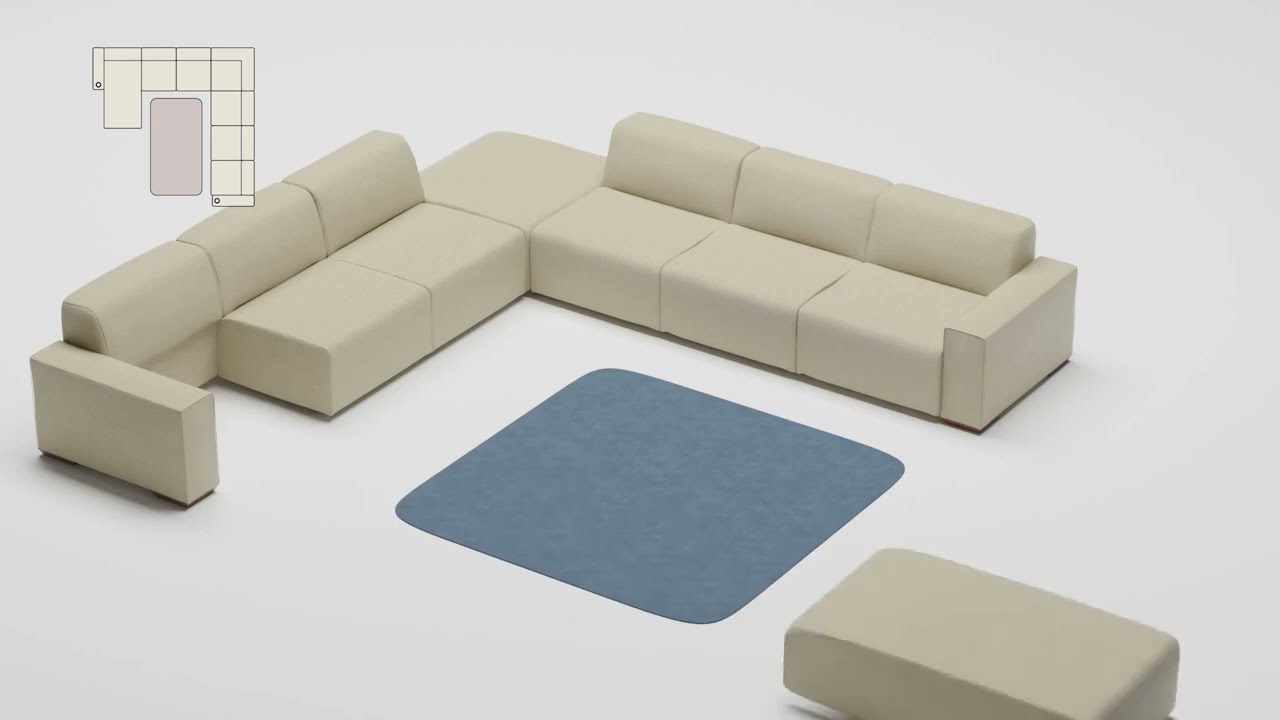 Pearl of the Danube - Media Room Sofa BUDAPEST by moovia®