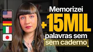 Por que não uso CADERNO DE VOCABULÁRIO para estudar meus 4 IDIOMAS (e o que fazer no lugar)