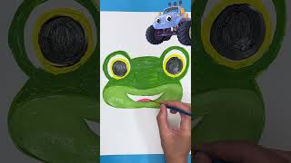 Easy Gecko's Garage Crafts! Drawing Gecko 🎨🖌️  #shorts #GeckosGarage