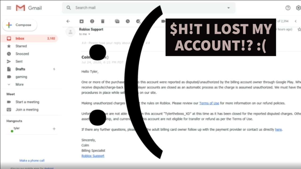 I Lost my account - YouTube