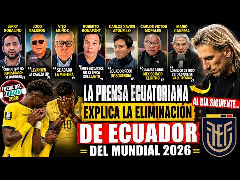 😱 The Day After... The Ecuadorian Press Explains Ecuador's Elimination from the 2026 World Cup
