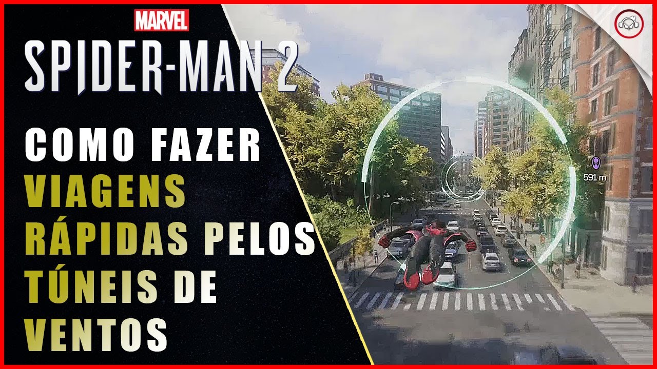 Miniatura do vídeo Spider-Man 2, Como fazer viagens rápidas pelos túneis de ventos | Super-Dica
