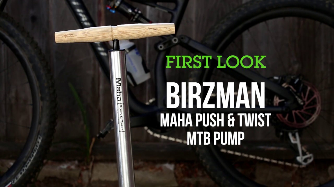 First Look Birzman S Maha Push Twist Mtb Floor Pump Youtube