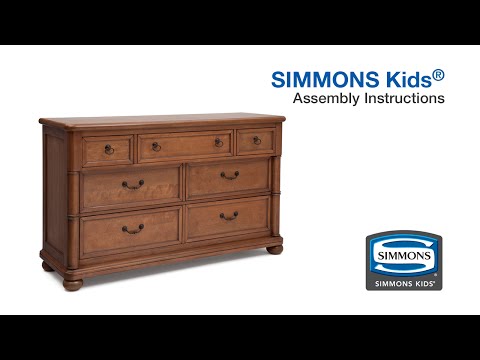 Simmons Kids Hanover Park High Point Double Dresser Assembly