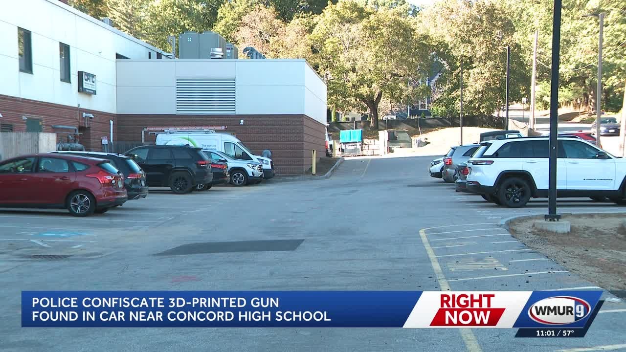 Police confiscate 3D-printed gun found in car near Concord high school