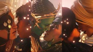 WARFRAME: Kissing LYON, ROATHE & MARIE In A Row!