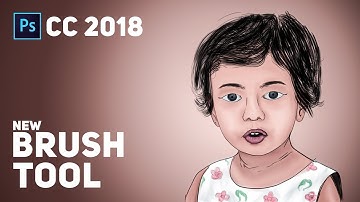 New brush tool in photoshop CC 2018 | Brush SMOOTHING