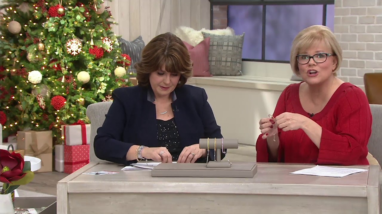 Colors of Sapphire Sterling Silver Adjustable Tennis Bracelet on QVC