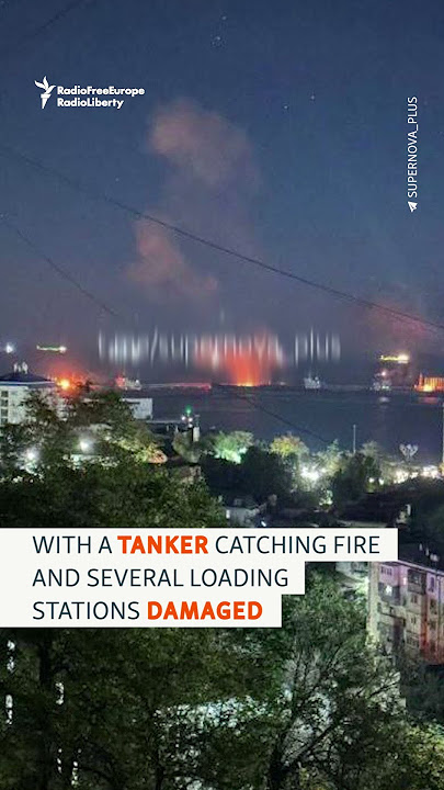 Download lagu Ukrainian Drones Hit Key Russian Oil Port In Tuapse