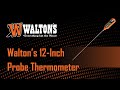 Walton's 12-Inch Probe Digital Thermometer | Perfect for Grilling, Smoking & Deep Cooking