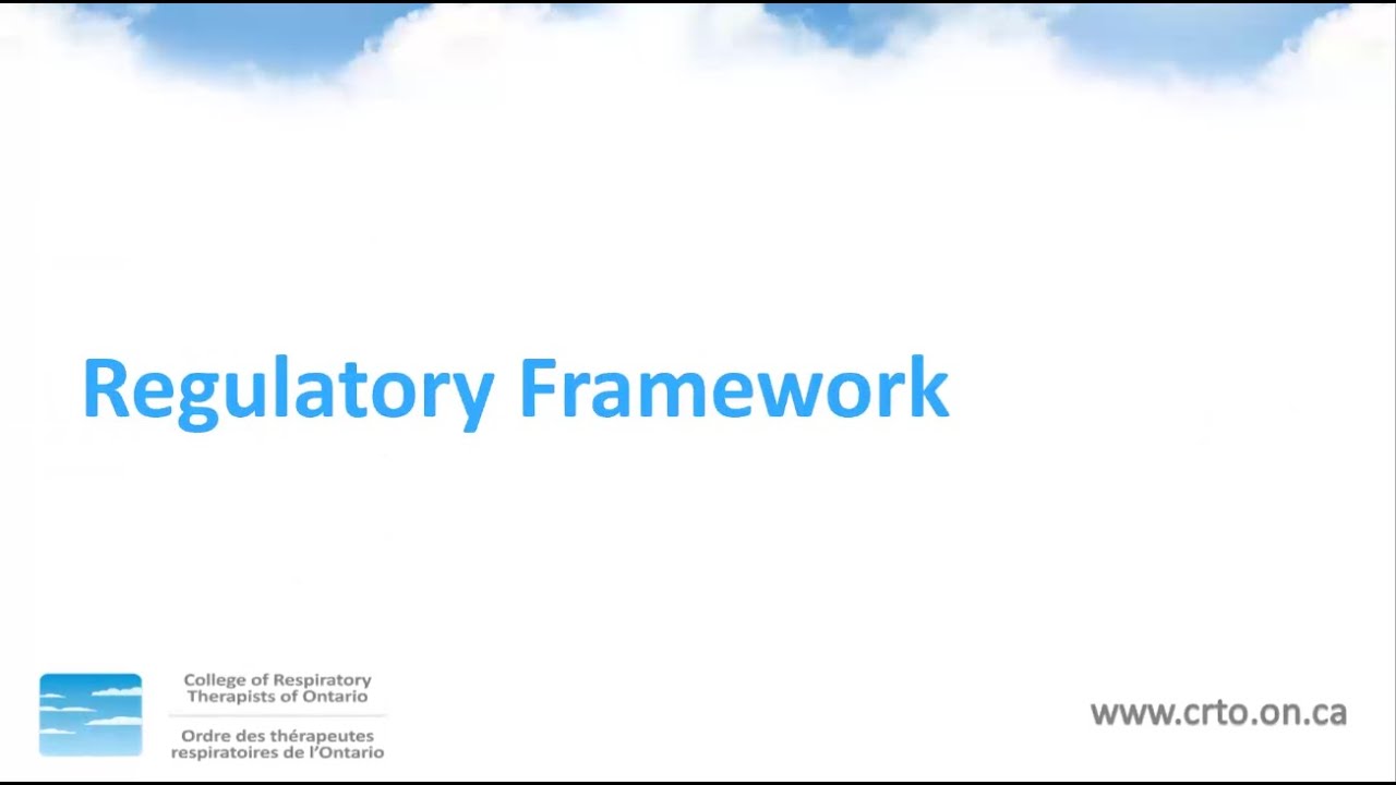 Regulatory Framework