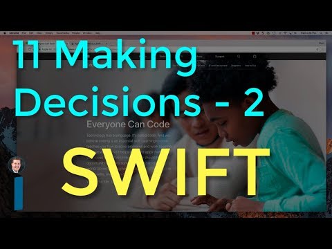 11 Making Decisions Part 2 Exercises, Intro to App Development with Swift