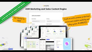 ASN Marketing and Selling Content Engine Demo