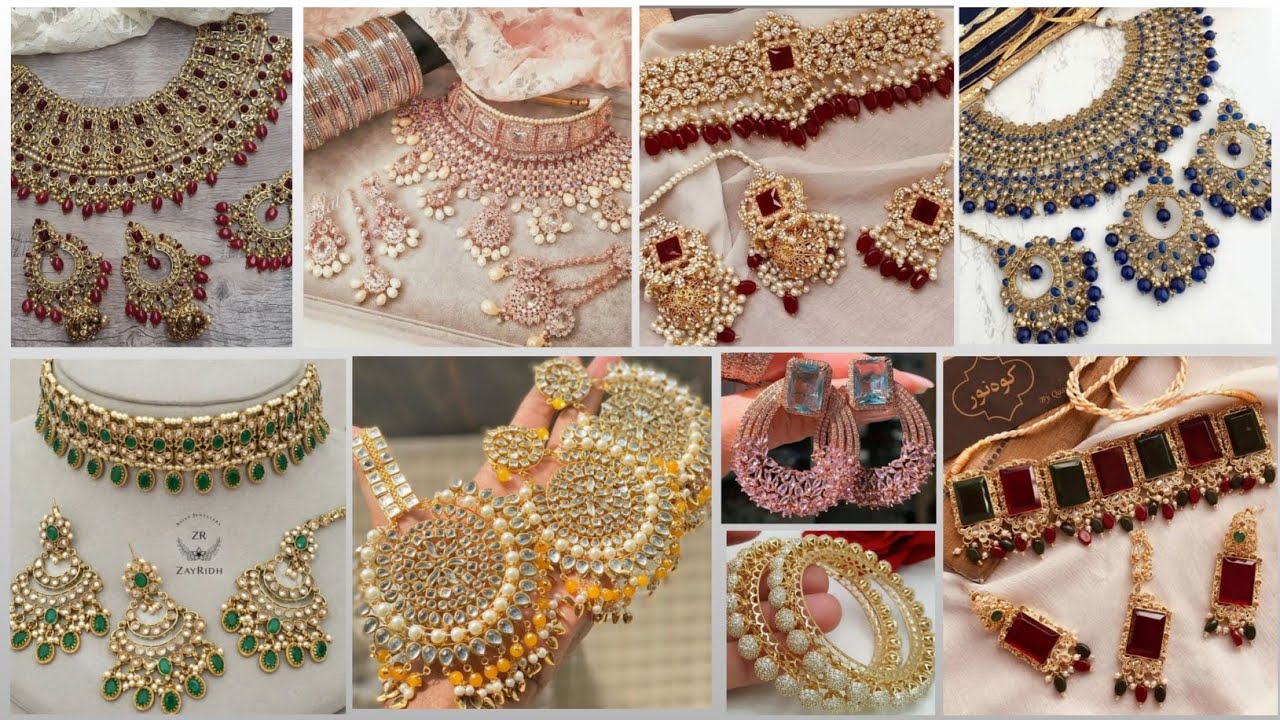 New Jewelry designs 2023 Party wear jewelry for girls