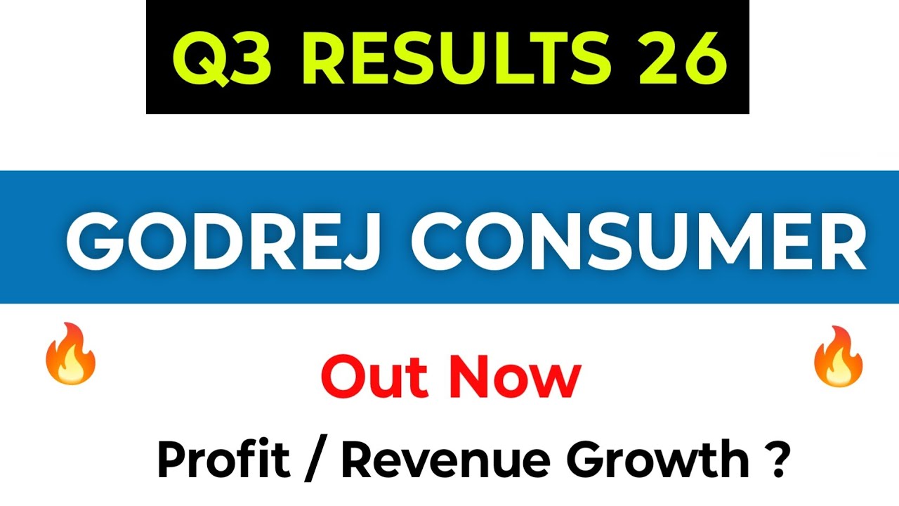 Godrej Consumer Q3 Results | Godrej Consumer Share Latest News | Godrej Consumer Results