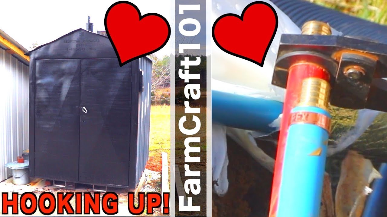 How to hook up... (a wood boiler). FarmCraft101 YouTube