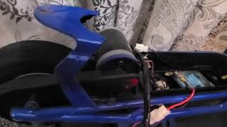 How to retrofit an old 24V scooter with cheap controller and battery pack