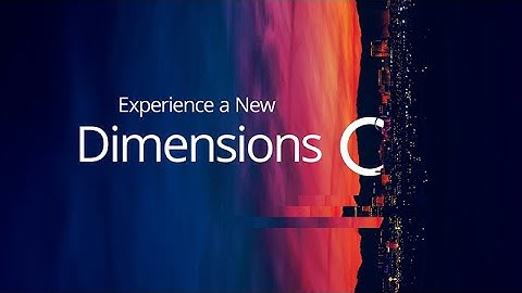 Dimensions 2024 | Experience a New Dimensions