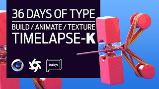 Knotting the 'K': Rope Dynamics Cinema 4D Workflow for 36 Days of Type 2023