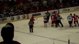 Patrick Eaves Fights Kris Russell 4-7-2010