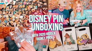 Disney Pin unboxing   2020 WDW Hidden Disney Pin Packs!