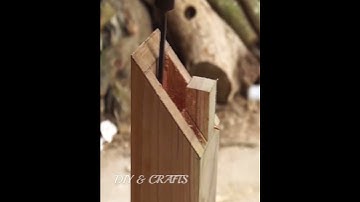 Hidden Wood Joints Mortise and Tenon ASMR Woodworking 1