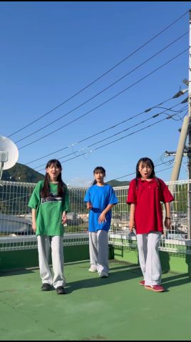 仲良し3人組に#爆裂愛してる 踊ってもらった#milk #ダンス #踊ってみた