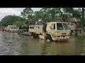Houston firefighters ready rescue equipment just in case